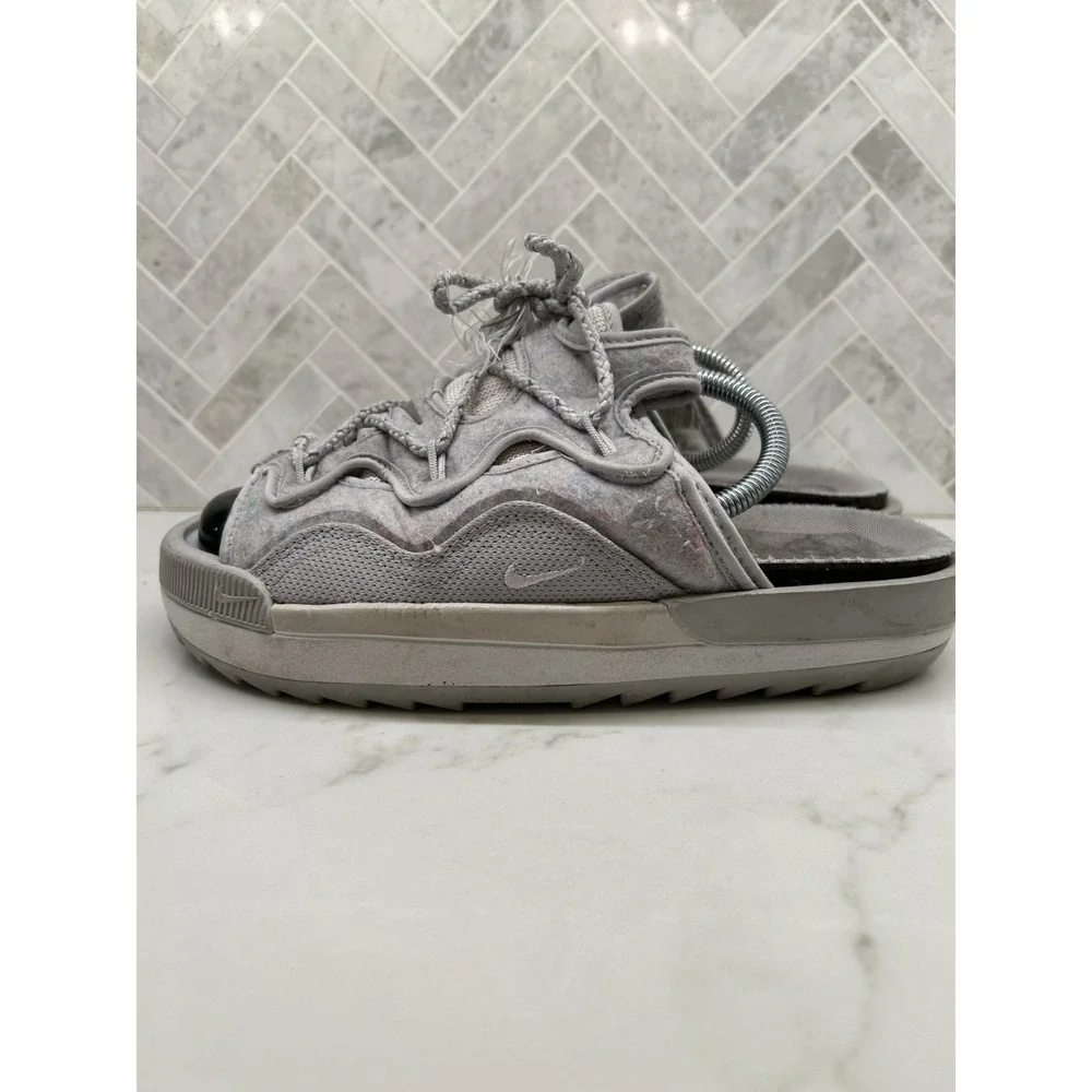 Nike Offline 2.0 Sandals Mens Size US 8 Gray‎ Summer Walking Slip-On DJ6229-001